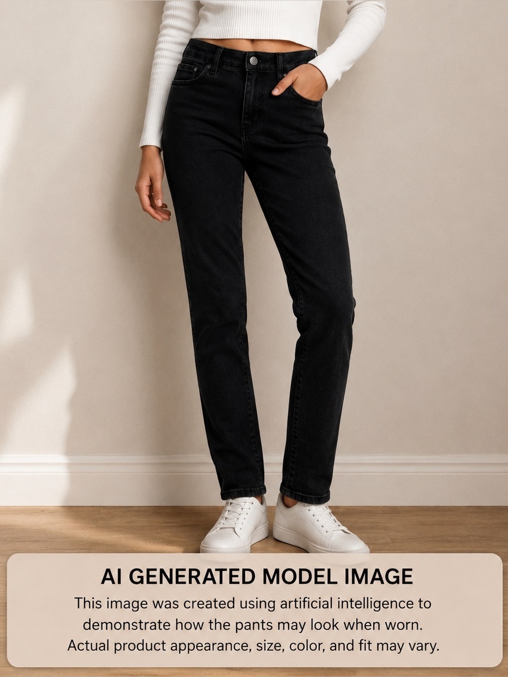 Blue Spice Black Straight Jeans Size 3 juniors